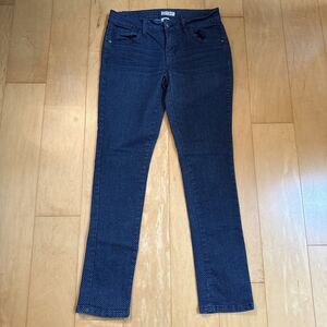 POLKADOT SKINNY Earl Jeans Size 6 Low Rise Skinny Stretch Cotton Micro Polkadots